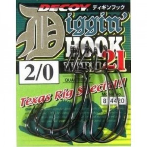 Огляд Гачок Decoy Worm21 Digging Hook 4/0 (5 шт/уп) (1562.02.54): характеристики, відгуки, ціни.