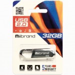 Огляд USB флеш накопичувач Mibrand 32GB Aligator Grey USB 2.0 (MI2.0/AL32U7G): характеристики, відгуки, ціни.