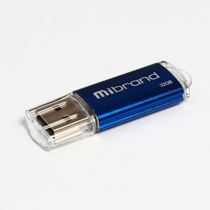Огляд USB флеш накопичувач Mibrand 32GB Cougar Blue USB 2.0 (MI2.0/CU32P1U): характеристики, відгуки, ціни.