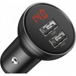 Огляд Зарядний пристрій Baseus Digital Display Dual USB 4.8A 24W black (CCBX-0G): характеристики, відгуки, ціни.