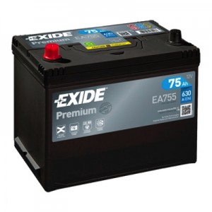 Автомобільний акумулятор EXIDE PREMIUM 75A (EA755)