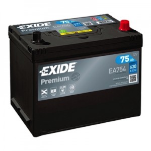 Автомобільний акумулятор EXIDE PREMIUM 75A (EA754)
