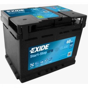 Автомобільний акумулятор EXIDE START-STOP EFB 60A (EL600)