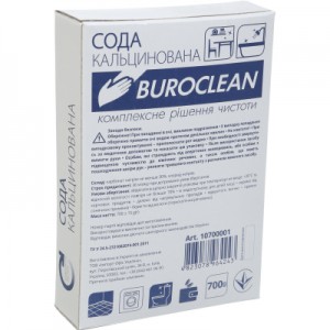 Огляд Порошок для чищення ванн Buroclean сода кальцинована 700 г (4823078964243): характеристики, відгуки, ціни.