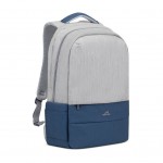 Огляд Рюкзак для ноутбука RivaCase 17.3" 7567 Prater, Grey / Dark Blue (7567Grey/DarkBlue): характеристики, відгуки, ціни.