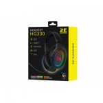 Огляд Навушники 2E HG330 RGB 3.5mm Black (2E-HG330BK): характеристики, відгуки, ціни.