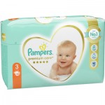 Огляд Підгузок Pampers Premium Care Midi Розмір 3 (6-10 кг) 40 шт (8001090379337): характеристики, відгуки, ціни.