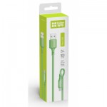 Огляд Дата кабель USB 2.0 AM to Micro 5P 1.0m soft silicone green ColorWay (CW-CBUM042-GR): характеристики, відгуки, ціни.