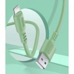 Огляд Дата кабель USB 2.0 AM to Micro 5P 1.0m soft silicone green ColorWay (CW-CBUM042-GR): характеристики, відгуки, ціни.