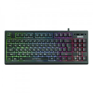 Огляд Клавіатура Marvo K607 3 colors-LED USB (K607): характеристики, відгуки, ціни.