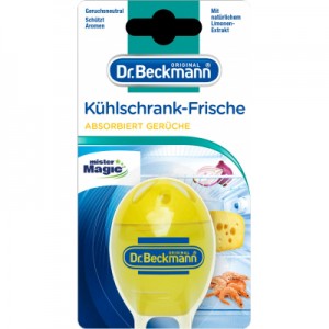 Огляд Засіб для чищення холодильника Dr. Beckmann поглинач запаху Лимон 40 г (4008455048314): характеристики, відгуки, ціни.