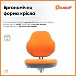 Огляд Дитяче крісло ErgoKids Mio Classic Y-405 Orange (Y-405 OR): характеристики, відгуки, ціни.