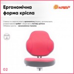 Огляд Дитяче крісло ErgoKids Mio Classic Y-405 Pink (Y-405 KP): характеристики, відгуки, ціни.