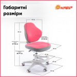 Огляд Дитяче крісло ErgoKids Mio Classic Y-405 Pink (Y-405 KP): характеристики, відгуки, ціни.