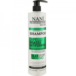 Шампунь Nani Professional Milano Antidandruff для схильного до жирності й лупи волосся 500 мл (8034055534106)