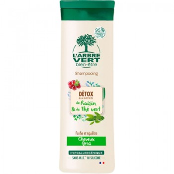 Шампунь L'Arbre Vert для жирного волосся з екстр. винограду і зеленого чаю 250 мл (3450601028892)