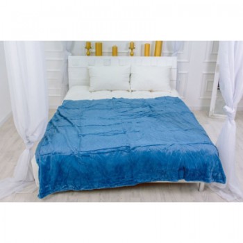 Плед MirSon 1002 Damask Blue 180x200 (2200002981644)