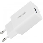 Огляд Зарядний пристрій Proda USB 2,4A + USB Type-C cable (PD-A43a-WHT): характеристики, відгуки, ціни.