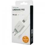 Огляд Зарядний пристрій Proda USB 2,4A + USB Lightning cable (PD-A43i-WHT): характеристики, відгуки, ціни.