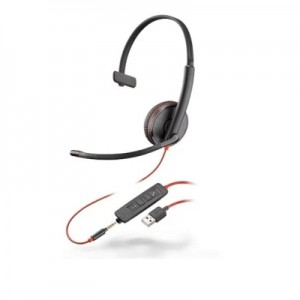 Огляд Навушники Plantronics Blackwire C3215 USB-A (mono) (209746-201): характеристики, відгуки, ціни.