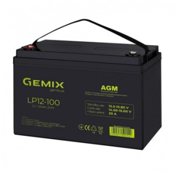 Батарея до ДБЖ Gemix LP 12V 100Ah (LP1280)