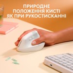 Огляд Мишка Logitech Lift for Mac Vertical Ergonomic Mouse Off White (910-006477): характеристики, відгуки, ціни.