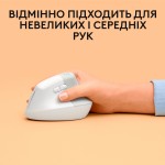 Огляд Мишка Logitech Lift for Mac Vertical Ergonomic Mouse Off White (910-006477): характеристики, відгуки, ціни.