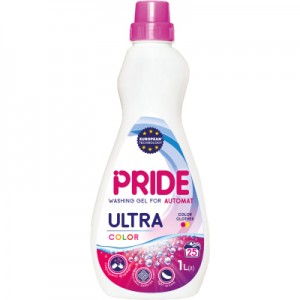 Огляд Гель для прання Pride Afina Ultra Color 1 л (4820211180898): характеристики, відгуки, ціни.