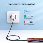 Огляд Дата кабель USB-C to Lightning 1.0m US1713A Nickel Plating ABS Shell Black Ugreen (60751): характеристики, відгуки, ціни.