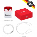 Огляд Навушники BeatBox PODS AIR 2 Wireless Charging White-Red: характеристики, відгуки, ціни.