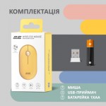 Огляд Мишка 2E MF300 Silent Wireless/Bluetooth Sunny Yellow (2E-MF300WYW): характеристики, відгуки, ціни.