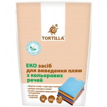 Засіб для видалення плям Tortilla Еко для кольорових речей 200 г (4820049380606)