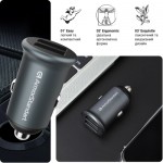 Огляд Зарядний пристрій Armorstandart Car 2xUSB QC3.0 Grey (ARM65438): характеристики, відгуки, ціни.