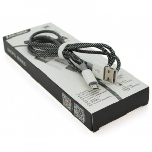 Огляд Дата кабель USB 2.0 AM to Micro 5P 1.0m KSC-723 GAOFEI Black 2.4A iKAKU (KSC-723-B): характеристики, відгуки, ціни.