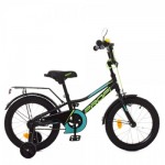 Огляд Дитячий велосипед Prof1 16" Prime Чорний (Y16224 black): характеристики, відгуки, ціни.