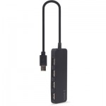 Огляд Концентратор Gembird USB-C 4 ports USB 2.0 black (UHB-CM-U2P4-01): характеристики, відгуки, ціни.