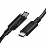 Огляд Дата кабель USB4 Type-C to Type-C 0.8m 40Gbps PD 100W 8K60Hz Choetech (XCC-1028-BK): характеристики, відгуки, ціни.