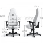 Огляд Крісло ігрове Noblechairs Icon White Edition (NBL-ICN-PU-WED): характеристики, відгуки, ціни.