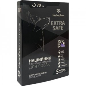Нашийник для тварин Palladium Extra Safe для собак 70 см фіолетовий (4820150206116)