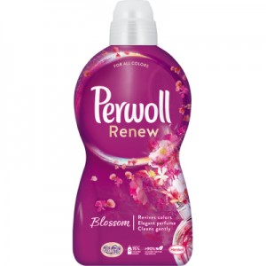 Огляд Гель для прання Perwoll Renew Blossom Відновлення та аромат 1.98 л (9000101577778): характеристики, відгуки, ціни.
