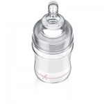 Огляд Пляшечка для годування Lovi Diamond Glass Baby Shower скляна 150 мл Рожева (74/104girl): характеристики, відгуки, ціни.