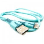 Огляд Дата кабель USB 2.0 AM to Lightning 1.0m blue Dengos (PLS-L-IND-SOFT-BLUE): характеристики, відгуки, ціни.