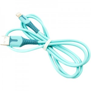Огляд Дата кабель USB 2.0 AM to Lightning 1.0m blue Dengos (PLS-L-IND-SOFT-BLUE): характеристики, відгуки, ціни.