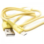 Огляд Дата кабель USB 2.0 AM to Micro 5P 1.0m yellow Dengos (PLS-M-IND-SOFT-YELLOW): характеристики, відгуки, ціни.