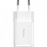 Огляд Зарядний пристрій Baseus Compact Charger 2U White (CCXJ010202): характеристики, відгуки, ціни.