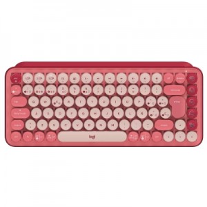 Огляд Клавіатура Logitech POP Keys Wireless Mechanical Keyboard UA Rose (920-010737): характеристики, відгуки, ціни.
