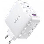 Огляд Зарядний пристрій Ugreen Nexode USB-A+3*USB-C 100W GaN Te ch Fast White (CD226/15337): характеристики, відгуки, ціни.