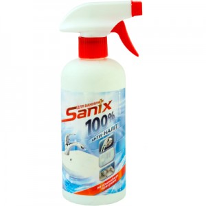 Огляд Спрей для чищення ванн Sanix Антиналіт 500 мл (4820167004385): характеристики, відгуки, ціни.
