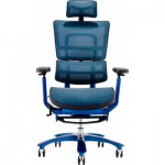 Огляд Офісне крісло GT Racer X-815L Black/Blue (X-815L Black/Blue (W-85)): характеристики, відгуки, ціни.