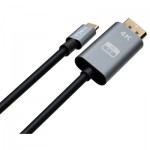 Огляд Кабель мультимедійний USB-C to DisplayPort 1.5m v1.2 4K60Hz Vinga (VCPVCCD1215): характеристики, відгуки, ціни.